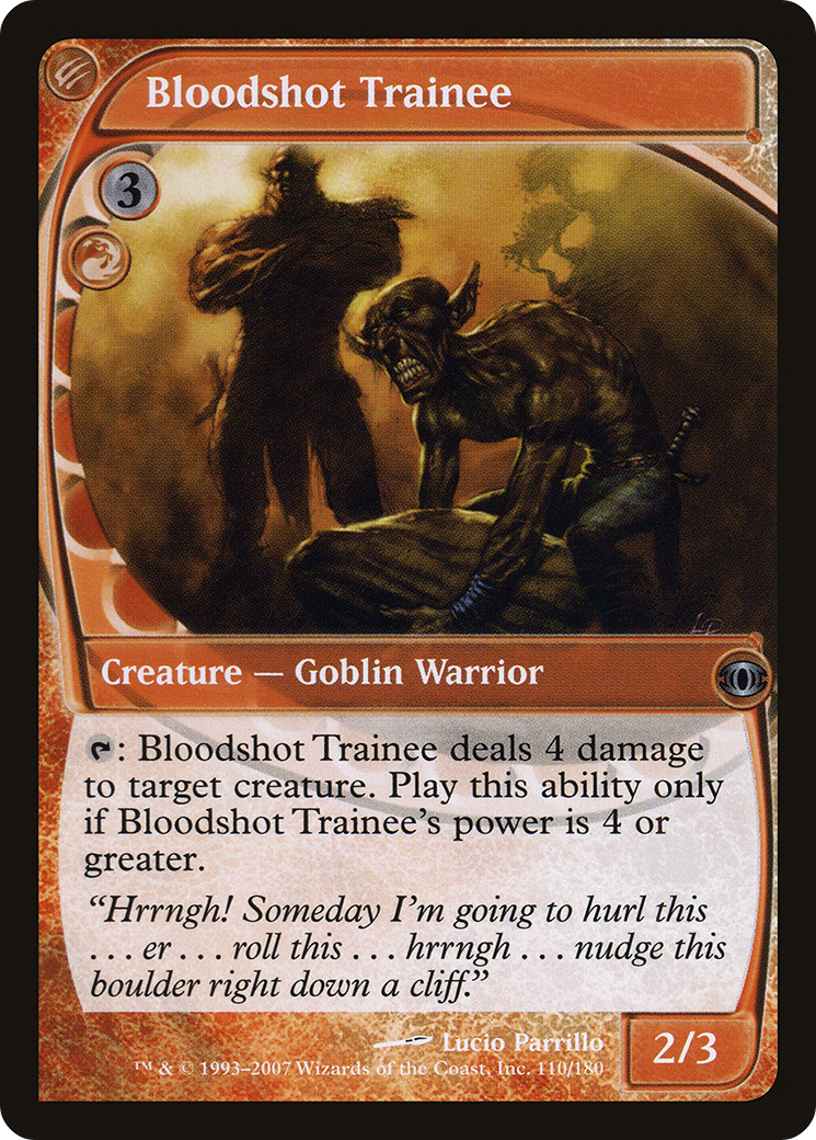 Bloodshot Trainee [Future Sight] | Grognard Games