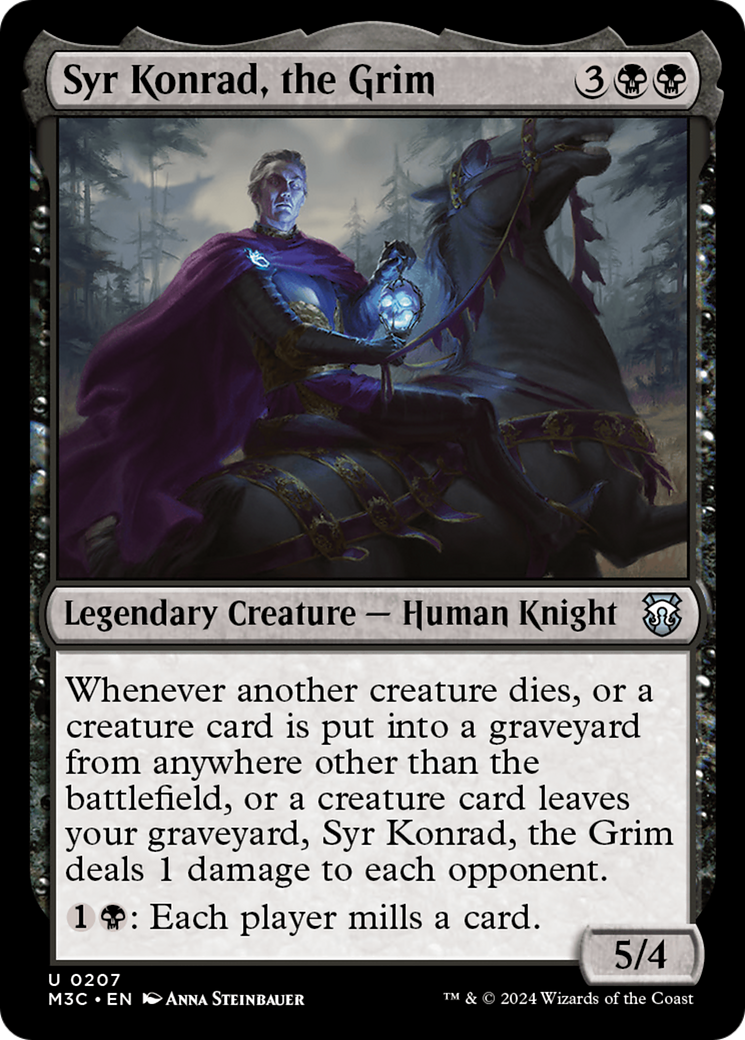 Syr Konrad, the Grim (M3C-207) - Modern Horizons 3 Commander Foil | Grognard Games