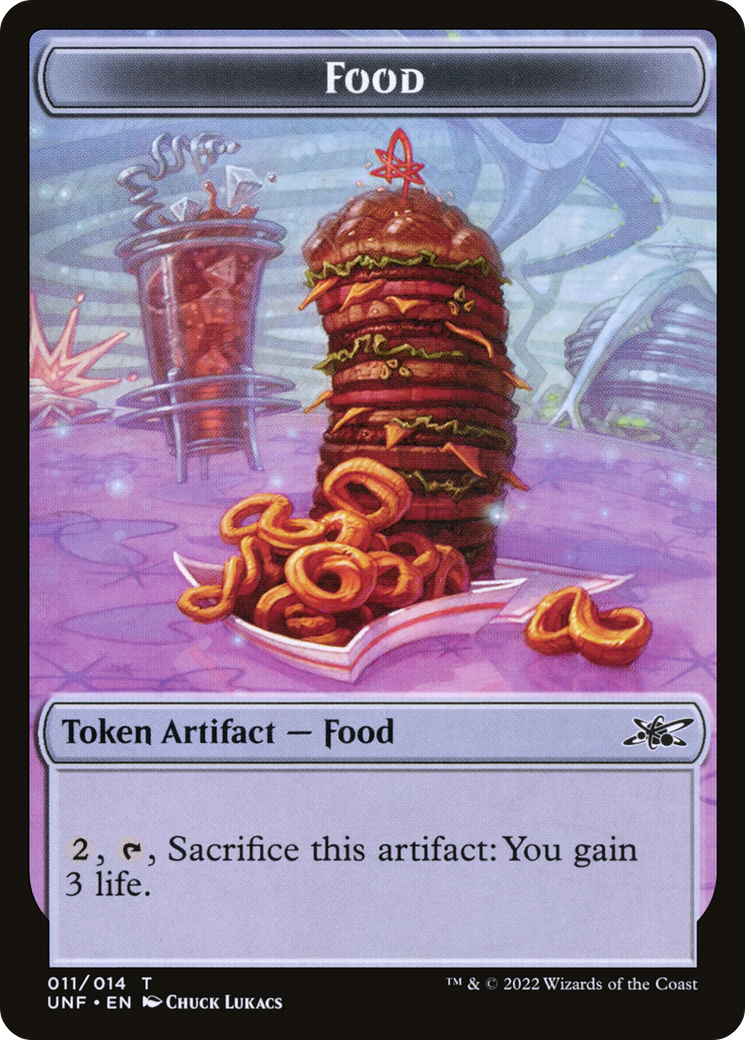 Food (011) Token [Unfinity Tokens] | Grognard Games