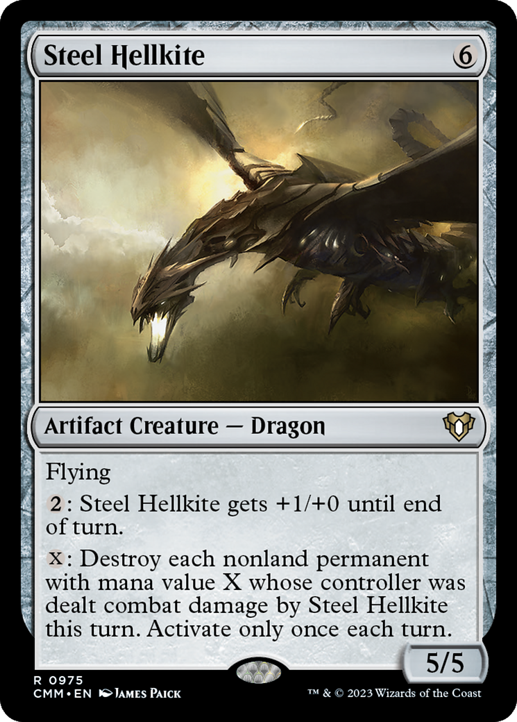 Steel Hellkite [Commander Masters] | Grognard Games