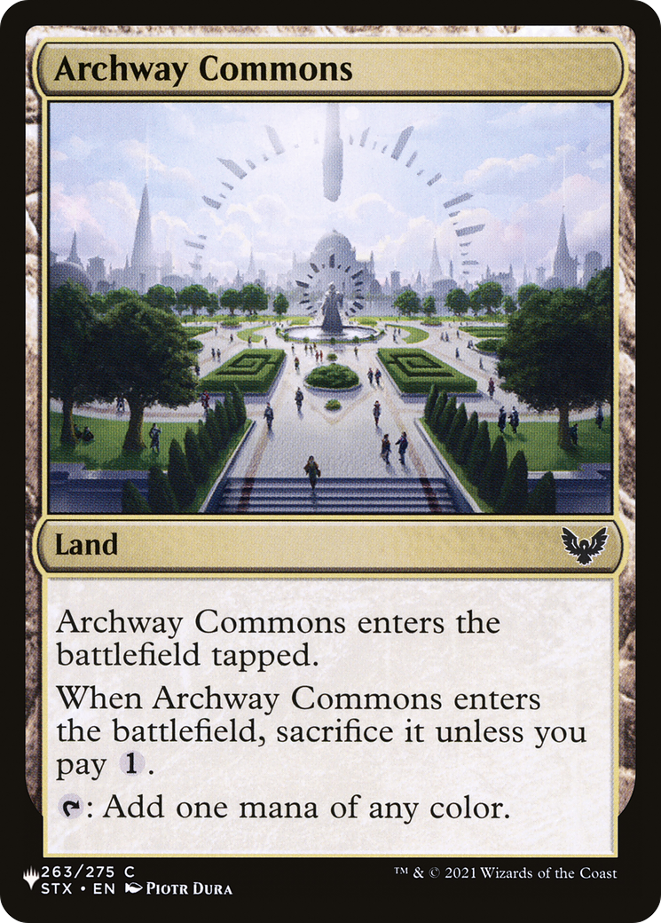 Archway Commons [The List] | Grognard Games