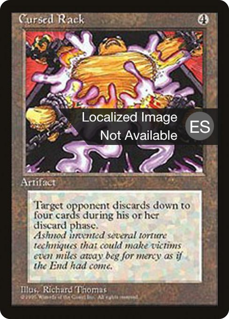 Cursed Rack [Fourth Edition (Foreign Black Border)] | Grognard Games