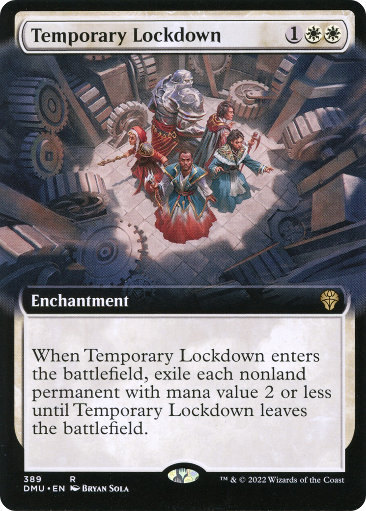Temporary Lockdown (Extended Art) [Dominaria United] | Grognard Games