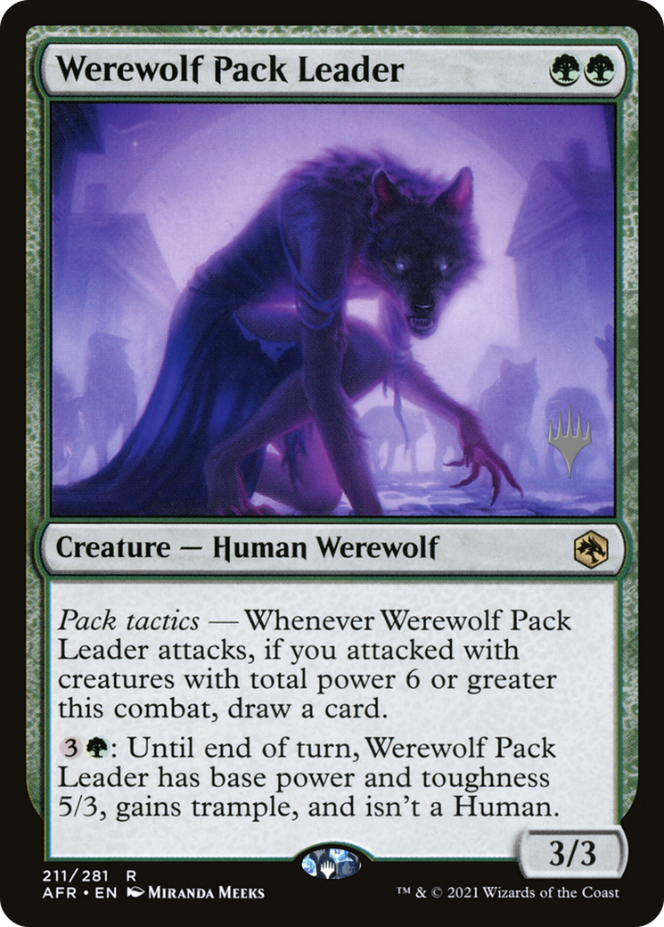Werewolf Pack Leader (Promo Pack) [Dungeons & Dragons: Adventures in the Forgotten Realms Promos] | Grognard Games