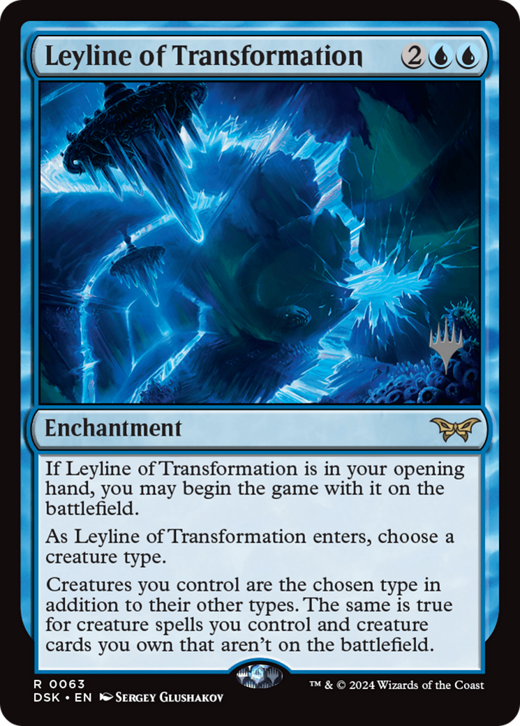 Leyline of Transformation (Promo Pack) [Duskmourn: House of Horror Promos] | Grognard Games