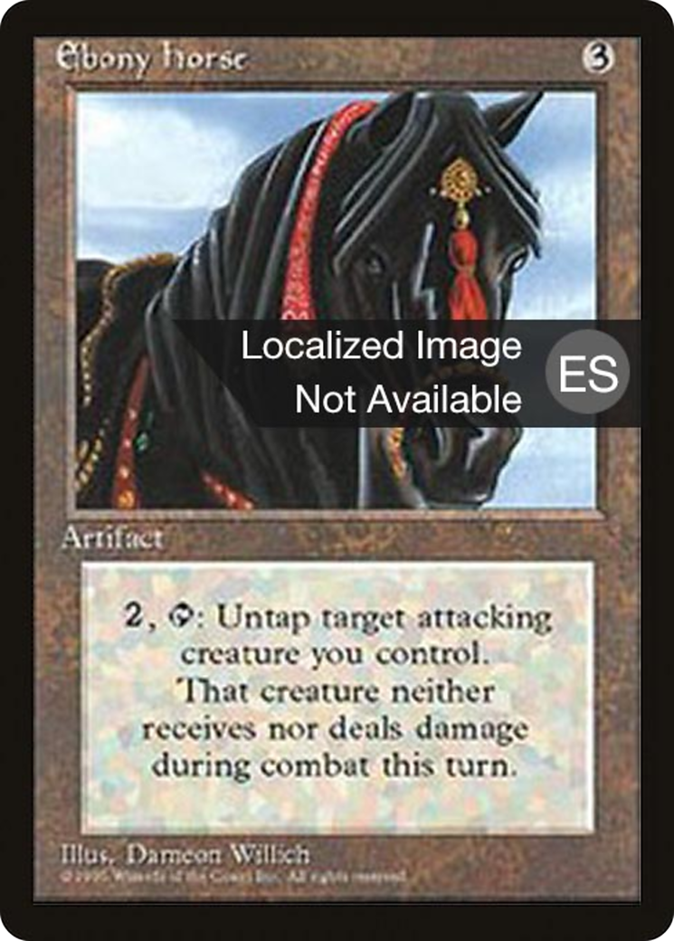 Ebony Horse [Fourth Edition (Foreign Black Border)] | Grognard Games