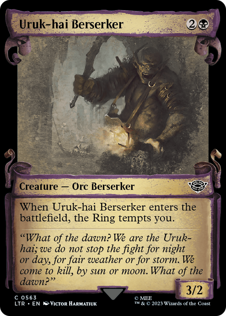 Uruk-hai Berserker [The Lord of the Rings: Tales of Middle-Earth Showcase Scrolls] | Grognard Games