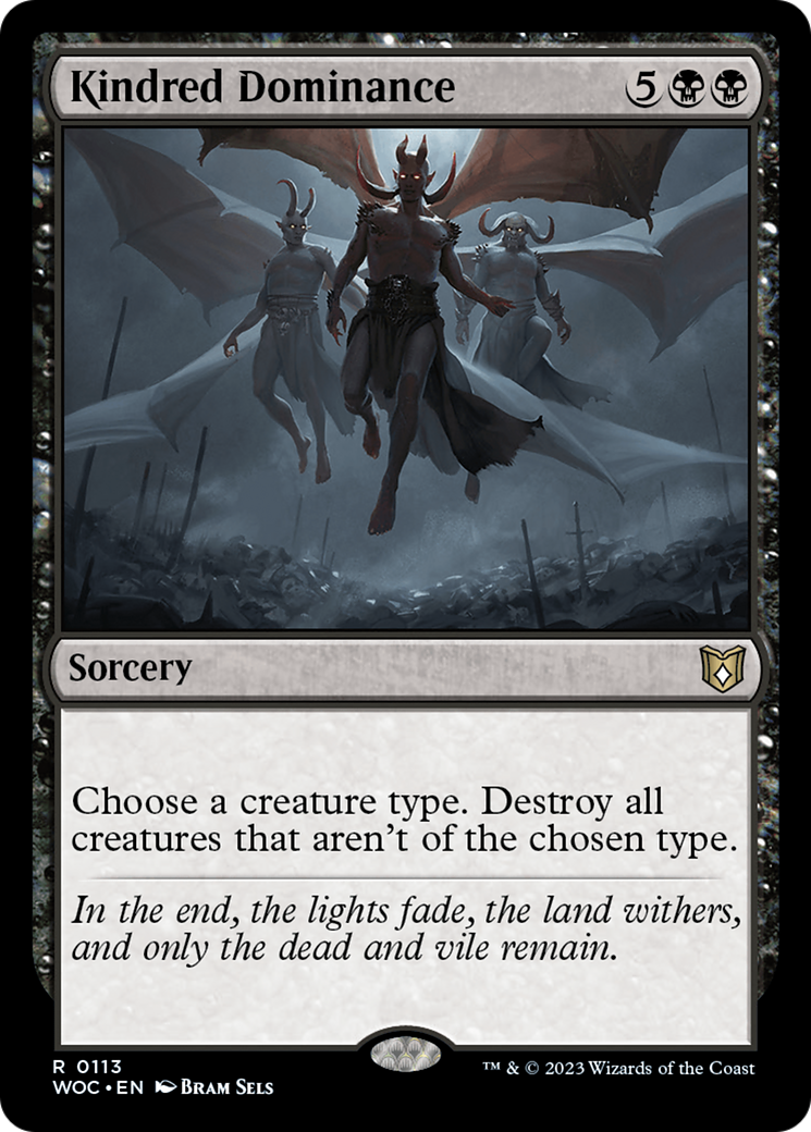 Kindred Dominance [Wilds of Eldraine Commander] | Grognard Games