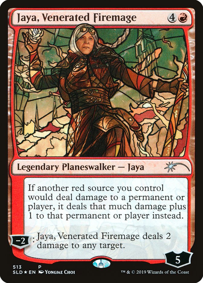 Jaya, Venerated Firemage (Stained Glass) [Secret Lair Drop Promos] | Grognard Games