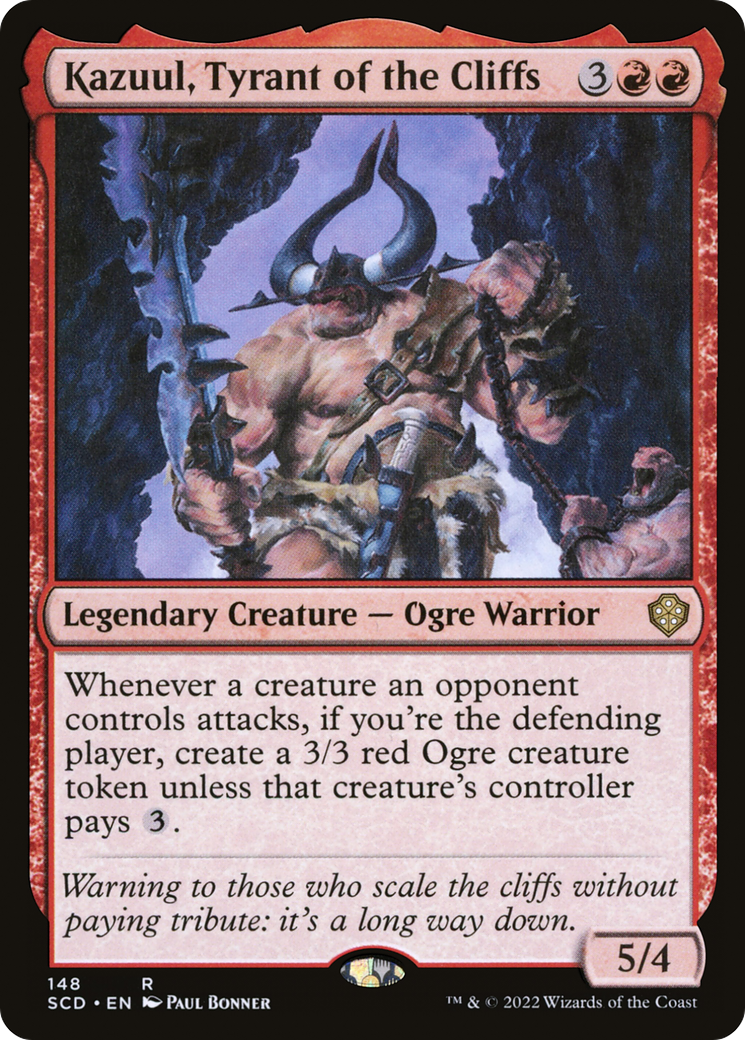 Kazuul, Tyrant of the Cliffs [Starter Commander Decks] | Grognard Games