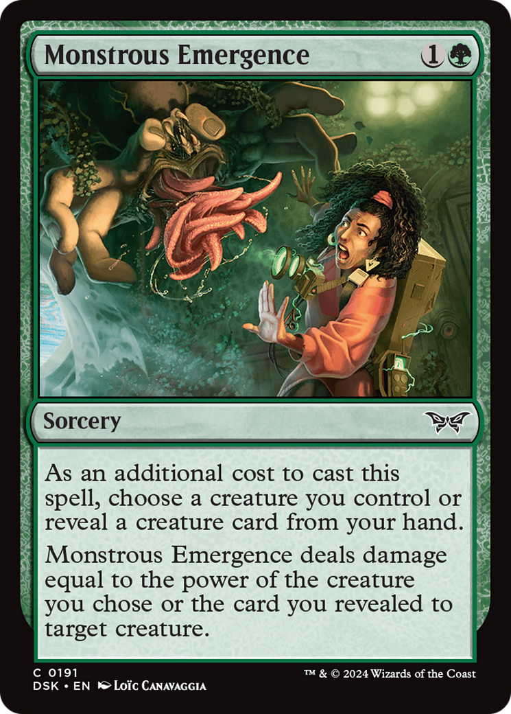 Monstrous Emergence [Duskmourn: House of Horror] | Grognard Games