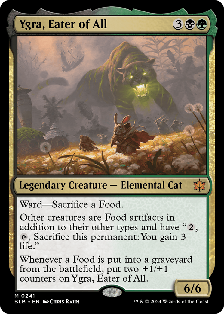 Ygra, Eater of All (BLB-241) - Bloomburrow Foil | Grognard Games
