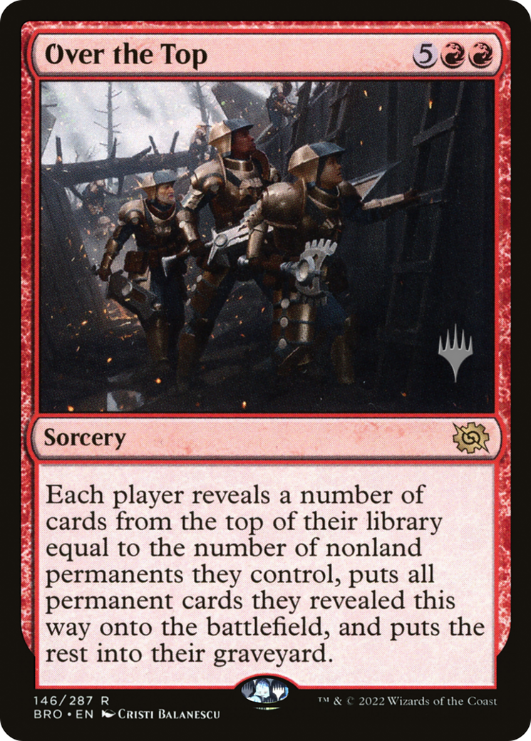 Over the Top (Promo Pack) [The Brothers' War Promos] | Grognard Games