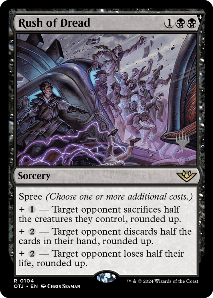 Rush of Dread (Promo Pack) [Outlaws of Thunder Junction Promos] | Grognard Games
