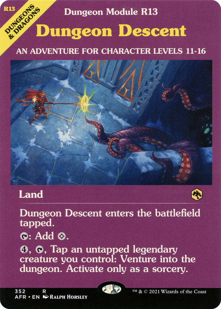 Dungeon Descent (Dungeon Module) [Dungeons & Dragons: Adventures in the Forgotten Realms] | Grognard Games