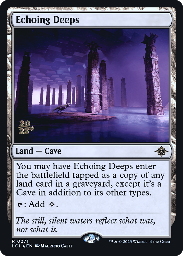 Echoing Deeps [The Lost Caverns of Ixalan Prerelease Cards] | Grognard Games