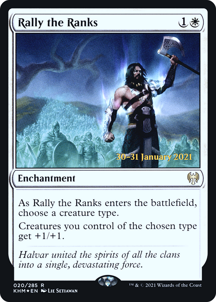 Rally the Ranks [Kaldheim Prerelease Promos] | Grognard Games