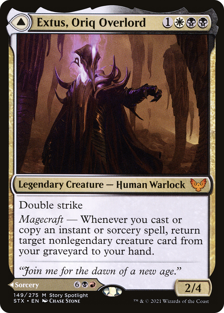 Extus, Oriq Overlord // Awaken the Blood Avatar [Strixhaven: School of Mages] | Grognard Games