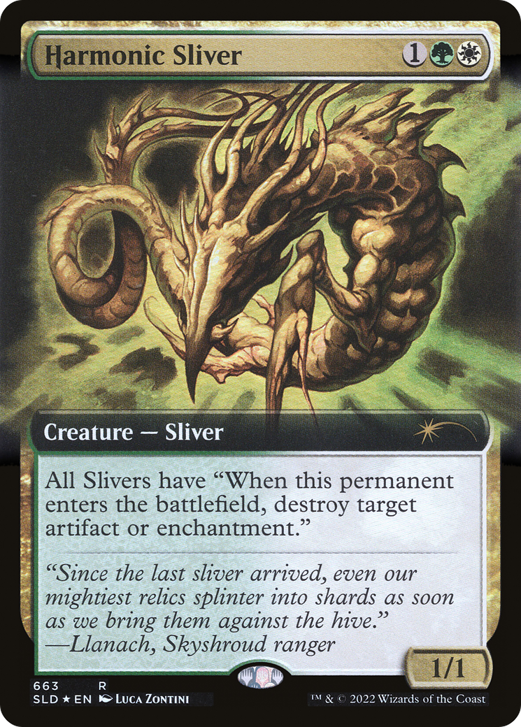 Harmonic Sliver (Extended Art) [Secret Lair Drop Promos] | Grognard Games