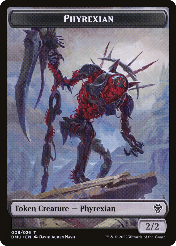 Phyrexian Token [Dominaria United Tokens] | Grognard Games