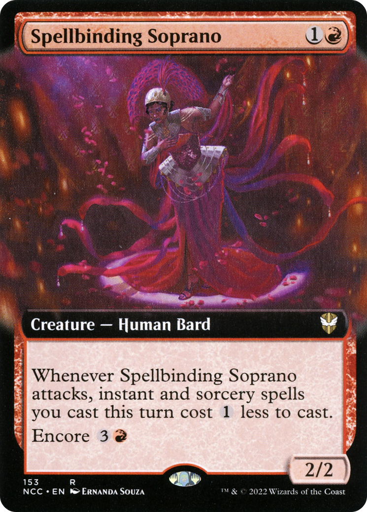 Spellbinding Soprano (Extended Art) [Streets of New Capenna Commander] | Grognard Games