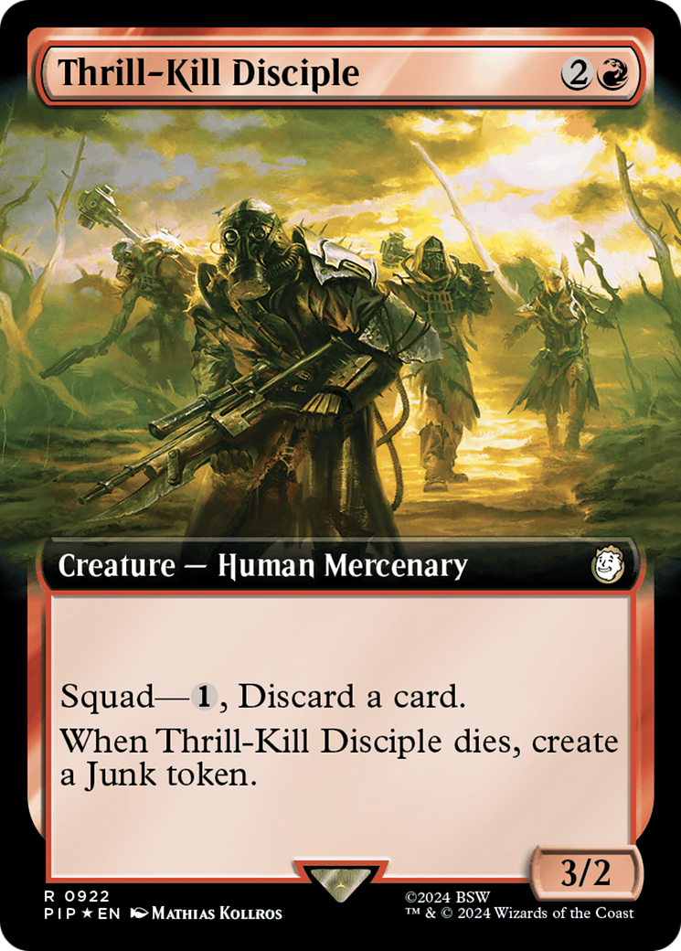 Thrill-Kill Disciple (Extended Art) (Surge Foil) [Fallout] | Grognard Games