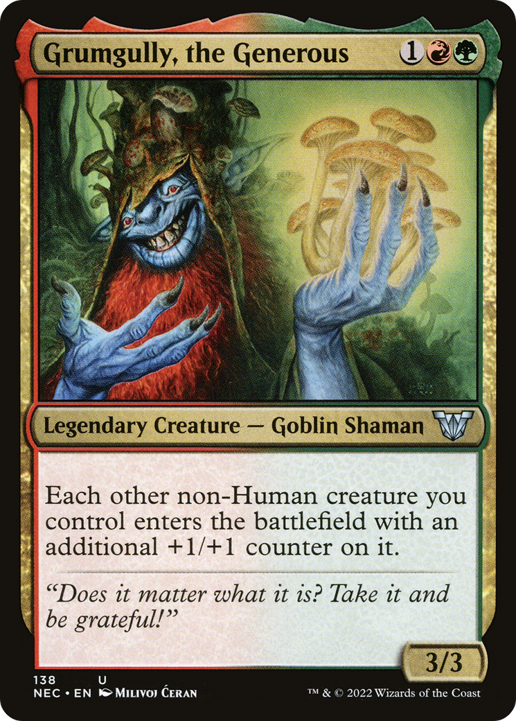 Grumgully, the Generous [Kamigawa: Neon Dynasty Commander] | Grognard Games