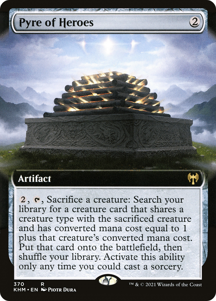 Pyre of Heroes (Extended Art) [Kaldheim] | Grognard Games