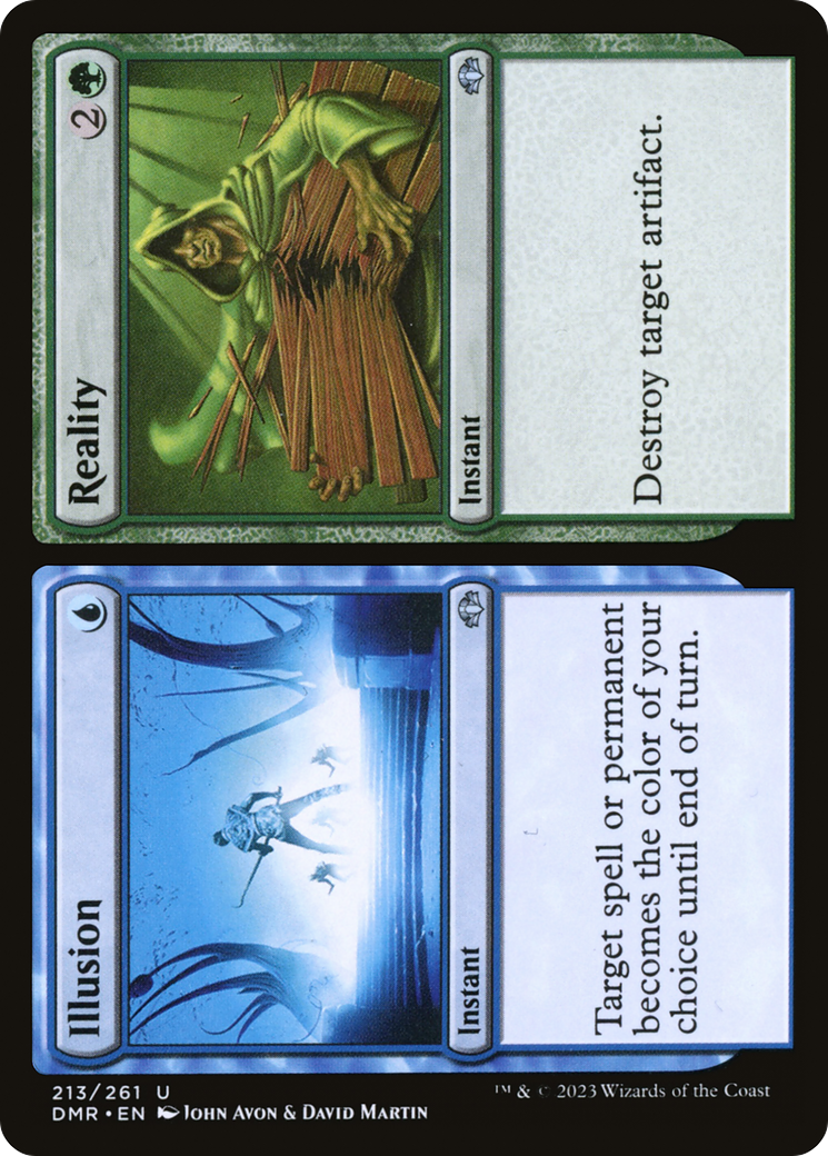 Illusion // Reality [Dominaria Remastered] | Grognard Games