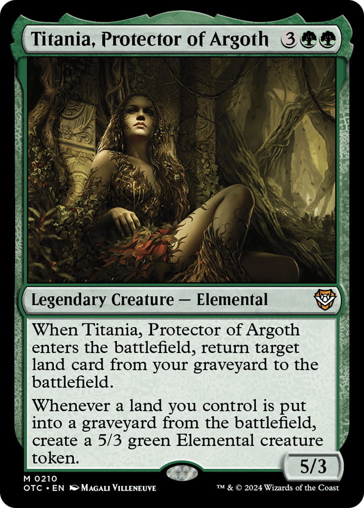 Titania, Protector of Argoth [Outlaws of Thunder Junction Commander] | Grognard Games