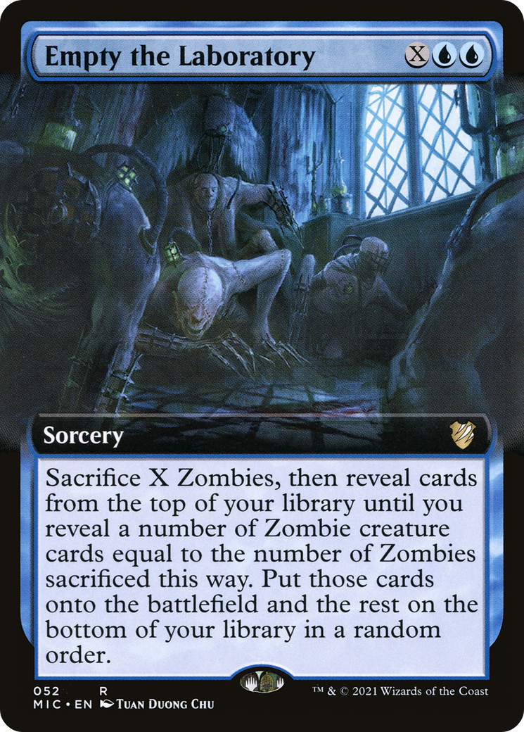 Empty the Laboratory (Extended) [Innistrad: Midnight Hunt Commander] | Grognard Games
