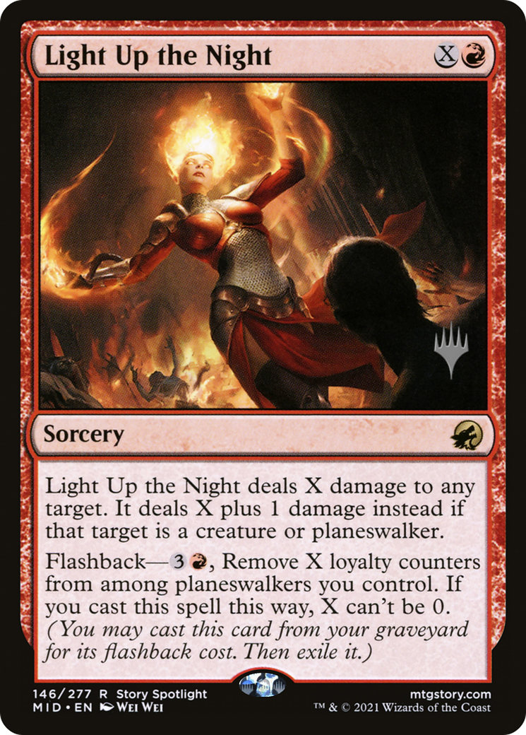 Light Up the Night (Promo Pack) [Innistrad: Midnight Hunt Promos] | Grognard Games