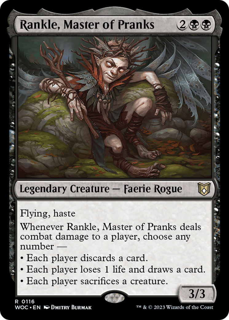 Rankle, Master of Pranks [Wilds of Eldraine Commander] | Grognard Games