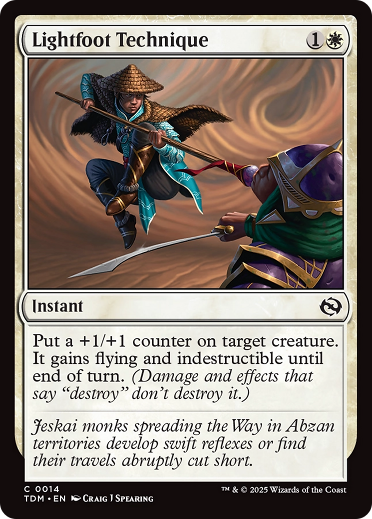 Lightfoot Technique [Tarkir: Dragonstorm] | Grognard Games