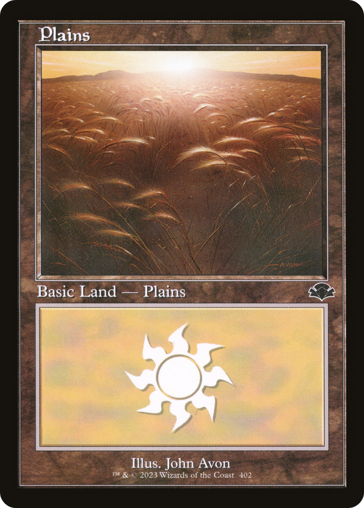 Plains (402) (Retro) [Dominaria Remastered] | Grognard Games
