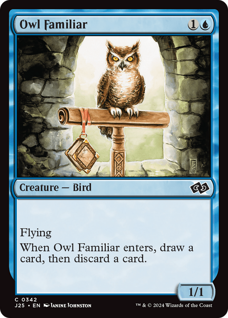 Owl Familiar [Foundations Jumpstart] | Grognard Games