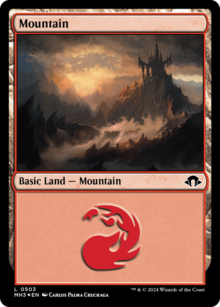 Mountain (0503) (Ripple Foil) [Modern Horizons 3] | Grognard Games