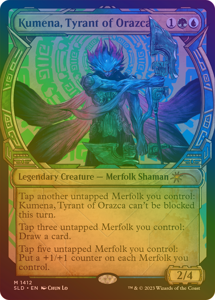 Kumena, Tyrant of Orazca (Rainbow Foil) [Secret Lair Drop Series] | Grognard Games