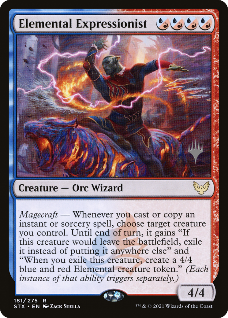 Elemental Expressionist (Promo Pack) [Strixhaven: School of Mages Promos] | Grognard Games