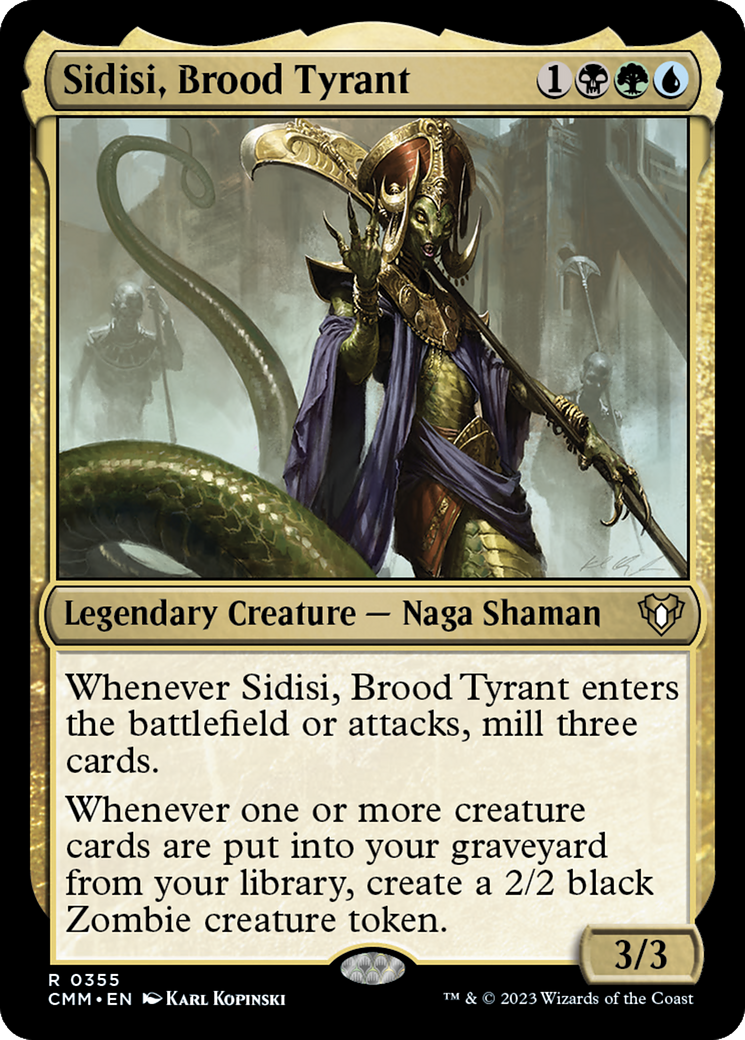 Sidisi, Brood Tyrant [Commander Masters] | Grognard Games