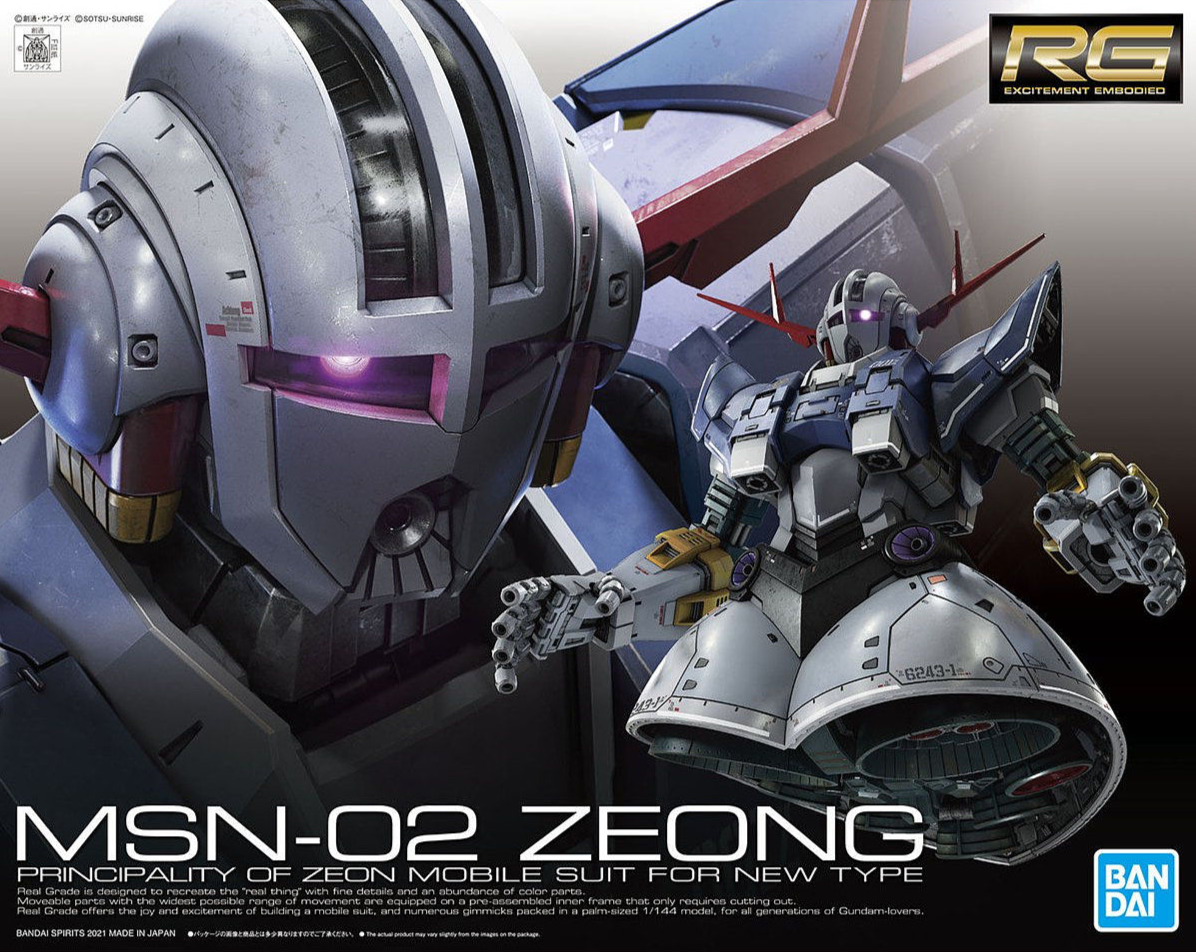 1/144 Real Grade Series: MSN02 Zeong | Grognard Games