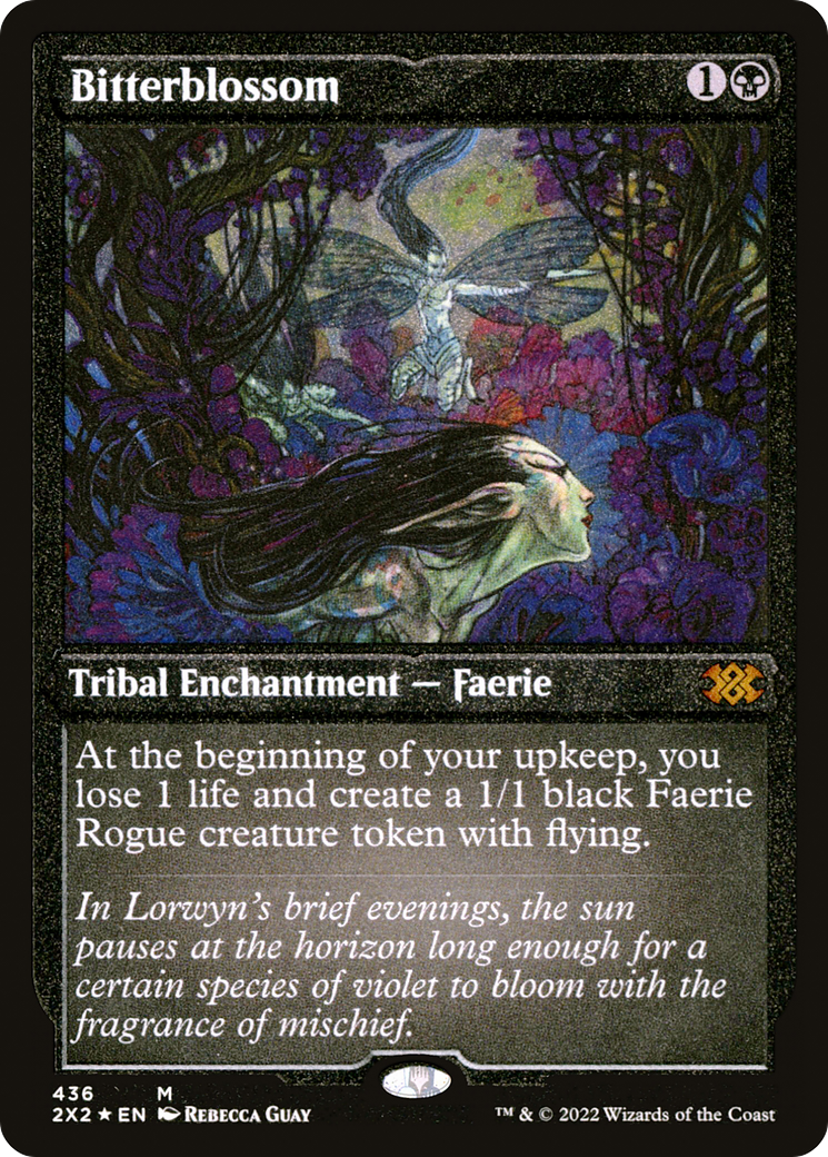 Bitterblossom (Foil Etched) (2X2-436) - Double Masters 2022 Foil | Grognard Games