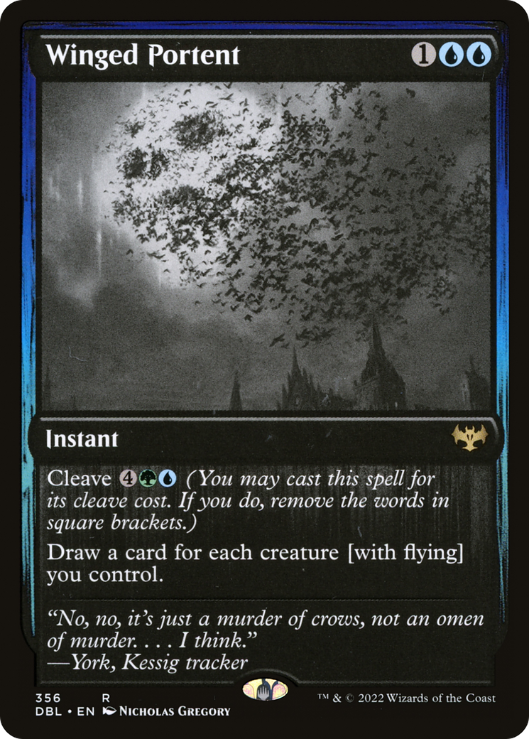 Winged Portent [Innistrad: Double Feature] | Grognard Games
