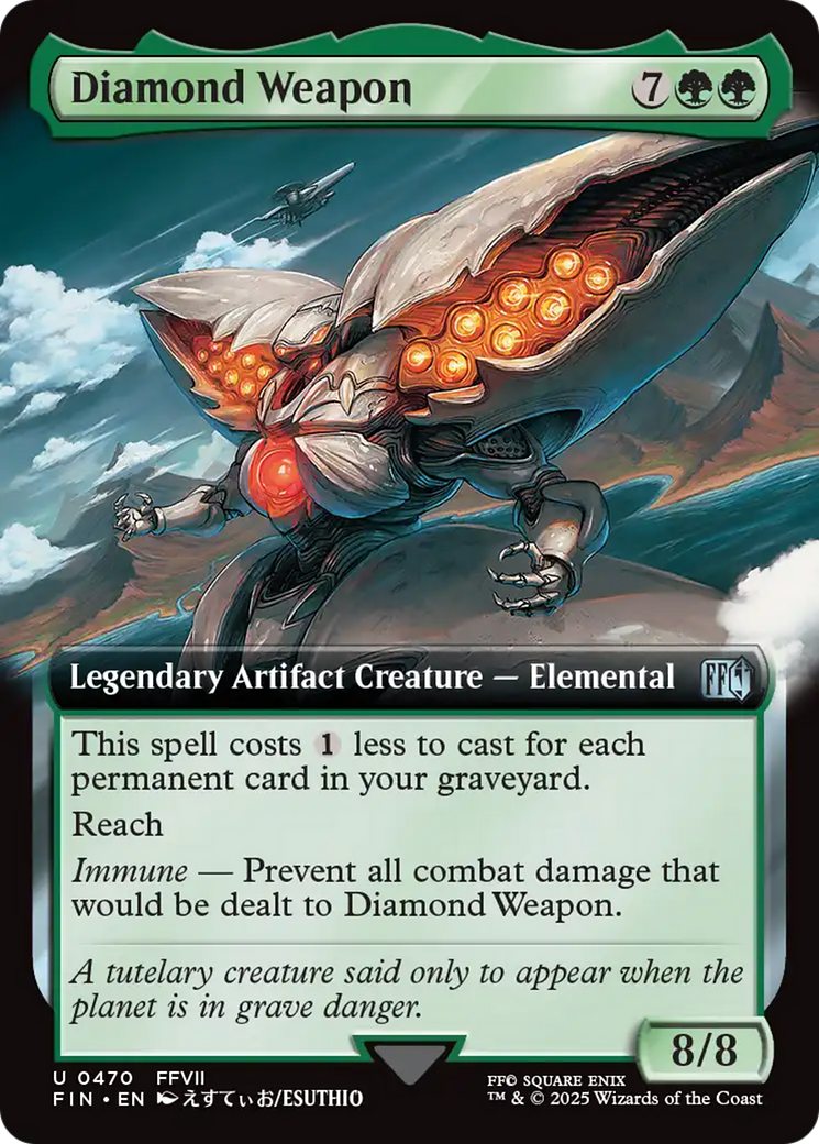 Diamond Weapon (Extended Art) (FIN-470) - FINAL FANTASY | Grognard Games