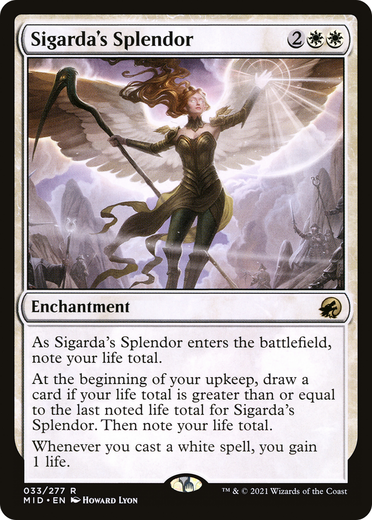 Sigarda's Splendor [Innistrad: Midnight Hunt] | Grognard Games