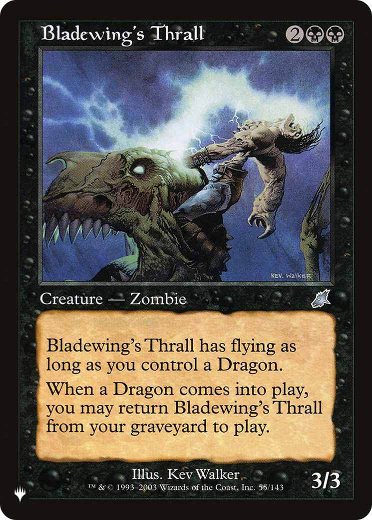 Bladewing's Thrall [The List] | Grognard Games