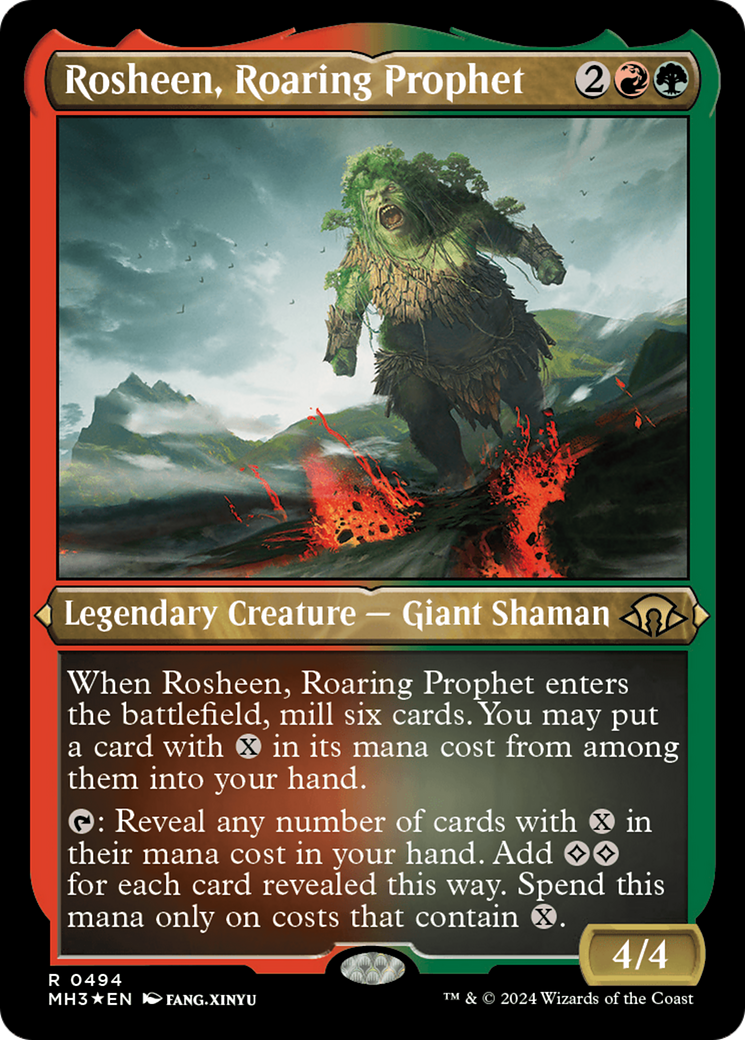 Rosheen, Roaring Prophet (MH3-494) - Modern Horizons 3 Foil | Grognard Games