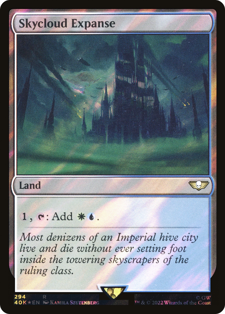 Skycloud Expanse (Surge Foil) [Universes Beyond: Warhammer 40,000] | Grognard Games