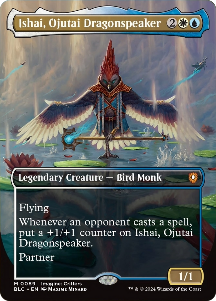 Ishai, Ojutai Dragonspeaker (Borderless) [Bloomburrow Commander] | Grognard Games