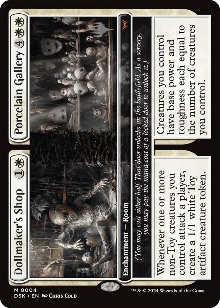 Dollmaker's Shop // Porcelain Gallery (Promo Pack) [Duskmourn: House of Horror Promos] | Grognard Games